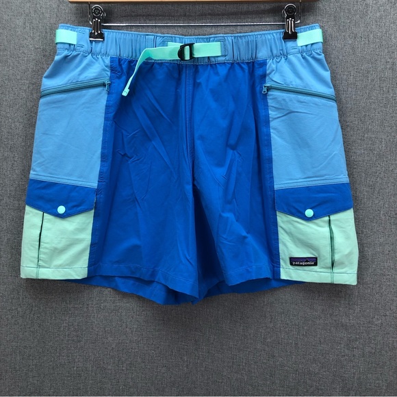 Patagonia Pants - Patagonia Blue and Aqua Athletic Shorts
